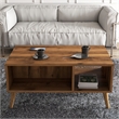 ASIR Hanah Home Exxen - 2072 Hat Walnut Coffee Table