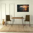 ASIR Hanah Home Sandalf Square - Caucasian Oak Caucasian Oak Table