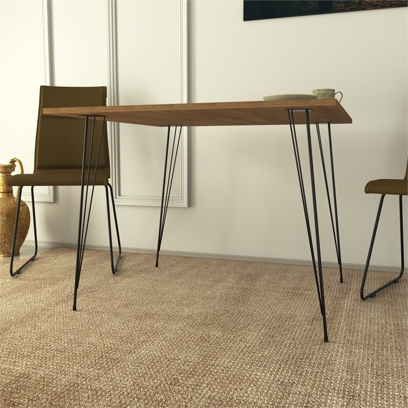 ASIR Hanah Home Sandalf Square - Caucasian Oak Caucasian Oak Table