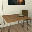 ASIR Hanah Home Sandalf Square - Caucasian Oak Caucasian Oak Table