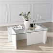 ASIR Hanah Home Escape - White Coffee Table
