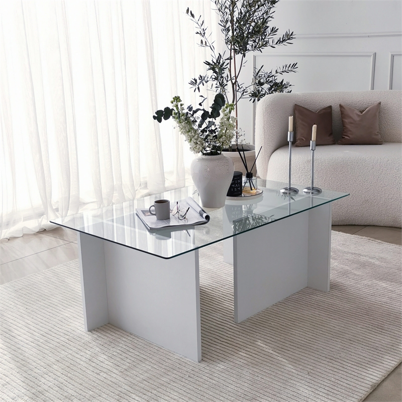 ASIR Hanah Home Escape - White Coffee Table