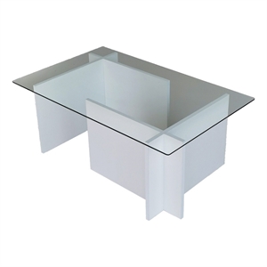 ASIR Hanah Home Escape - White Coffee Table