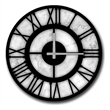 ASIR Wallity 5050MS-014 Multicolor Decorative MDF Clock
