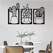 ASIR Wallity Nazen Black Decorative Metal Wall Accessory