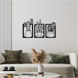 ASIR Wallity Nazen Black Decorative Metal Wall Accessory