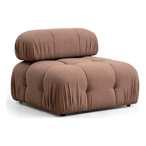 ASIR Atelier Del Sofa Bubble O1 - Brown Bouclette Brown 1-Seat Sofa