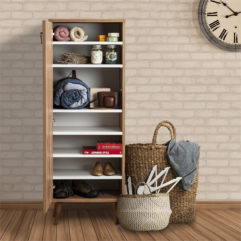 ASIR Hanah Home Just Home Bisiklet Multicolor Multi Purpose Cabinet