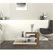 ASIR Hanah Home Vens - White/Walnut White Walnut Coffee Table