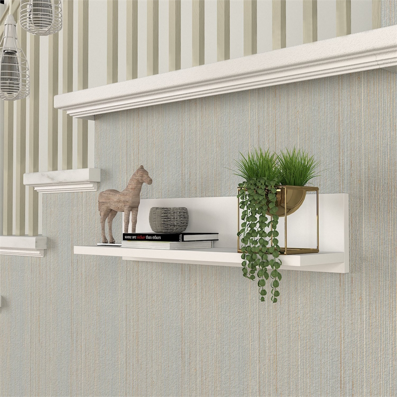 ASIR Hanah Home Novella K5 - White Wall Shelf
