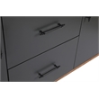 ASIR Hanah Home Cordoba Walnut Anthracite Console