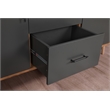 ASIR Hanah Home Cordoba Walnut Anthracite Console