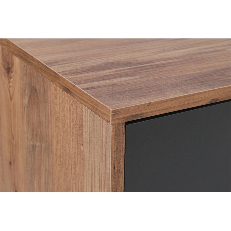 ASIR Hanah Home Cordoba Walnut Anthracite Console