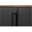 ASIR Hanah Home Cordoba Walnut Anthracite Console