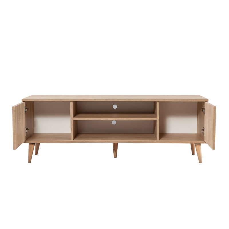 ASIR Hanah Home Truva - 727 Sonoma Oak TV Stand