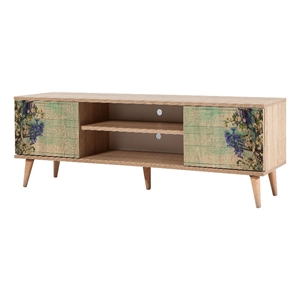 ASIR Hanah Home Truva - 727 Sonoma Oak TV Stand