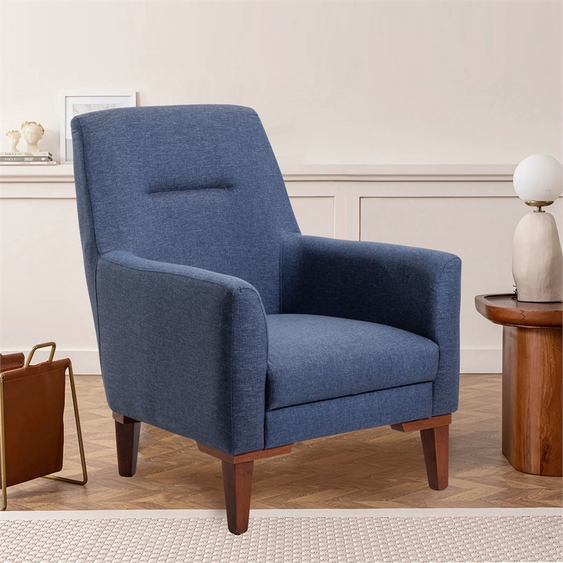 ASIR Atelier Del Sofa Liones 27 - Dark Blue Dark Blue Wing Chair
