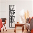ASIR Wallity Tree And Birds B Black Decorative Metal Wall Accessory