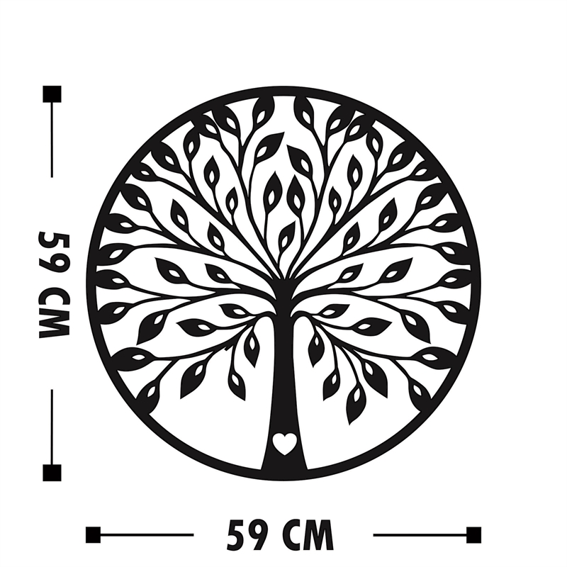 ASIR Wallity Aa 4 White Decorative Wooden Wall Accessory