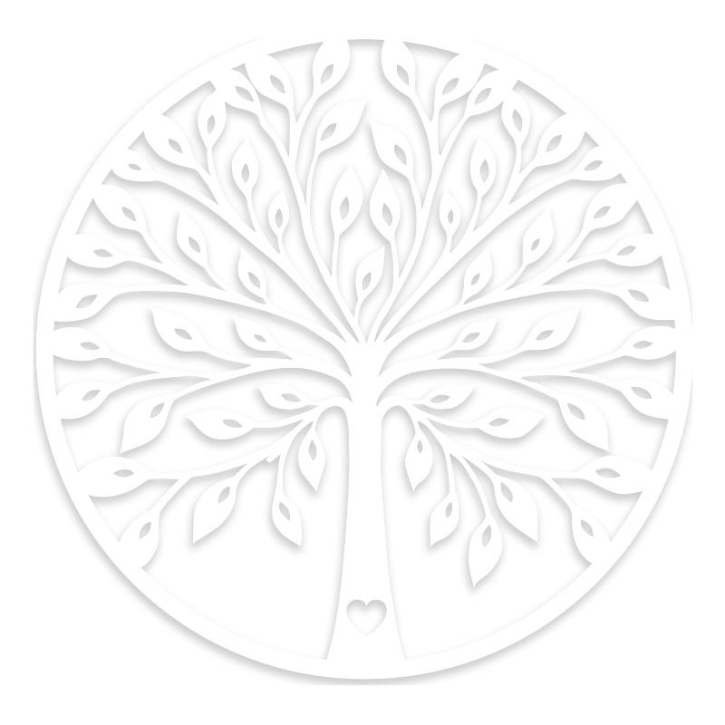 ASIR Wallity Aa 4 White Decorative Wooden Wall Accessory