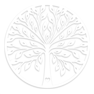 ASIR Wallity Aa 4 White Decorative Wooden Wall Accessory