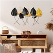 ASIR Wallity Casting Leaf Multicolor Decorative Metal Wall Accessory