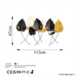 ASIR Wallity Casting Leaf Multicolor Decorative Metal Wall Accessory
