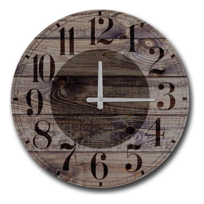 ASIR Wallity 5050MS-038 Multicolor Decorative MDF Clock