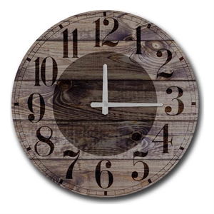 ASIR Wallity 5050MS-038 Multicolor Decorative MDF Clock