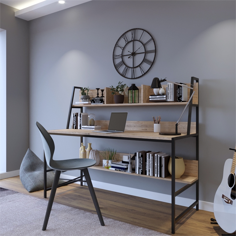 ASIR Hanah Home Demir - L199 Oak Study Desk