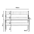 ASIR Hanah Home Demir - L199 Oak Study Desk