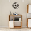ASIR Hanah Home Nehir - L1194 Oak White Multi Purpose Cabinet