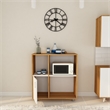 ASIR Hanah Home Nehir - L1194 Oak White Multi Purpose Cabinet