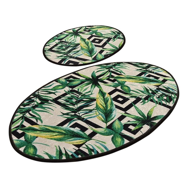 ASIR L'essential Maison Botanic Multicolor Bathmat Set