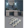 ASIR L'essential Maison Cactus Time DJT Multicolor Bathmat Set