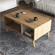 ASIR Hanah Home Exxen - 2074 Oak White Coffee Table