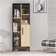 ASIR Hanah Home Ephesus - Black Sapphire Oak Black Multi Purpose Cabinet