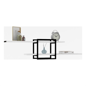 ASIR Hanah Home Mone - White Wall Shelf Engineered Wood