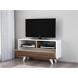 ASIR Hanah Home Novella K3 - White/Walnut White Walnut TV Stand