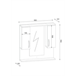 ASIR Hanah Home Tiger - White Bathroom Cabinet