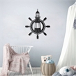 ASIR Wallity Light House Black Decorative Metal Wall Accessory