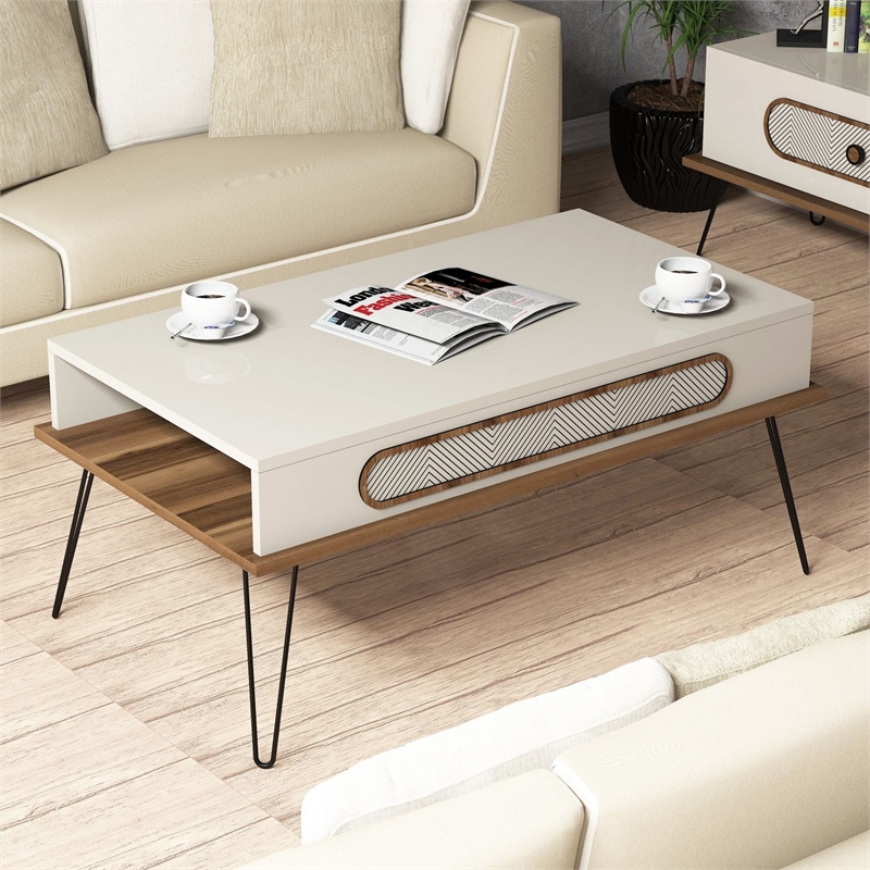 ASIR Hanah Home Ekol - Cream Coffee Table