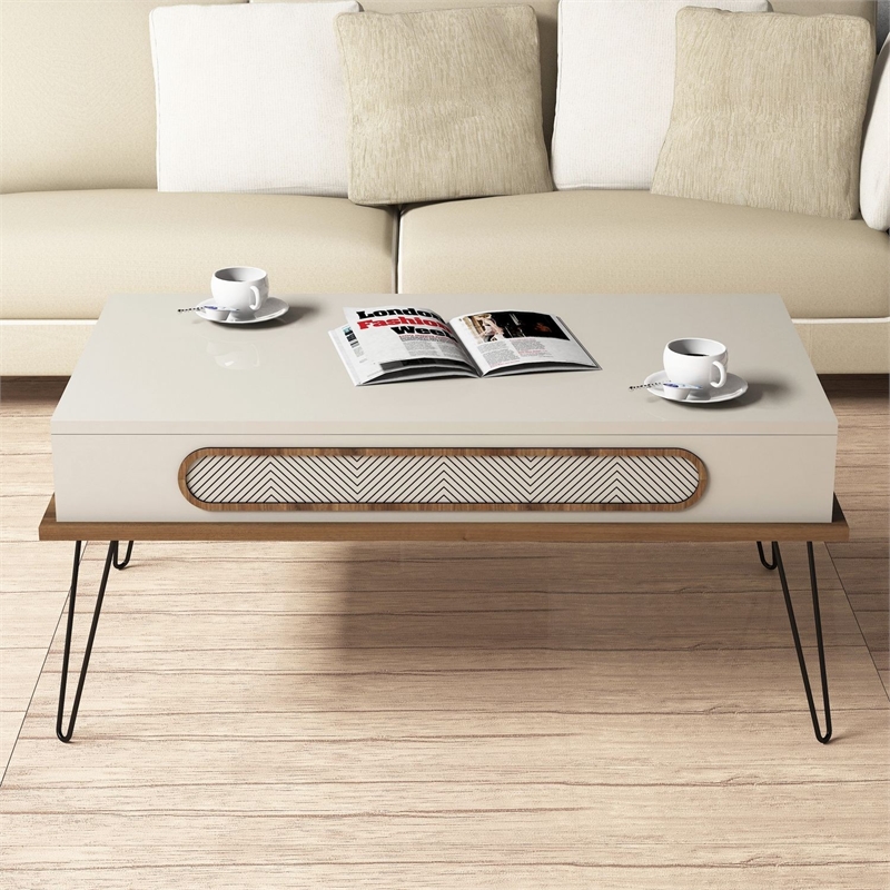 ASIR Hanah Home Ekol - Cream Coffee Table