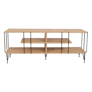 ASIR Hanah Home Eze - Oak TV Stand Engineered Wood