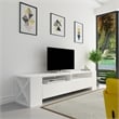 ASIR Hanah Home Sosruko - White TV Stand