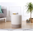 ASIR Atelier Del Sofa Ropp - Cream Pouffe