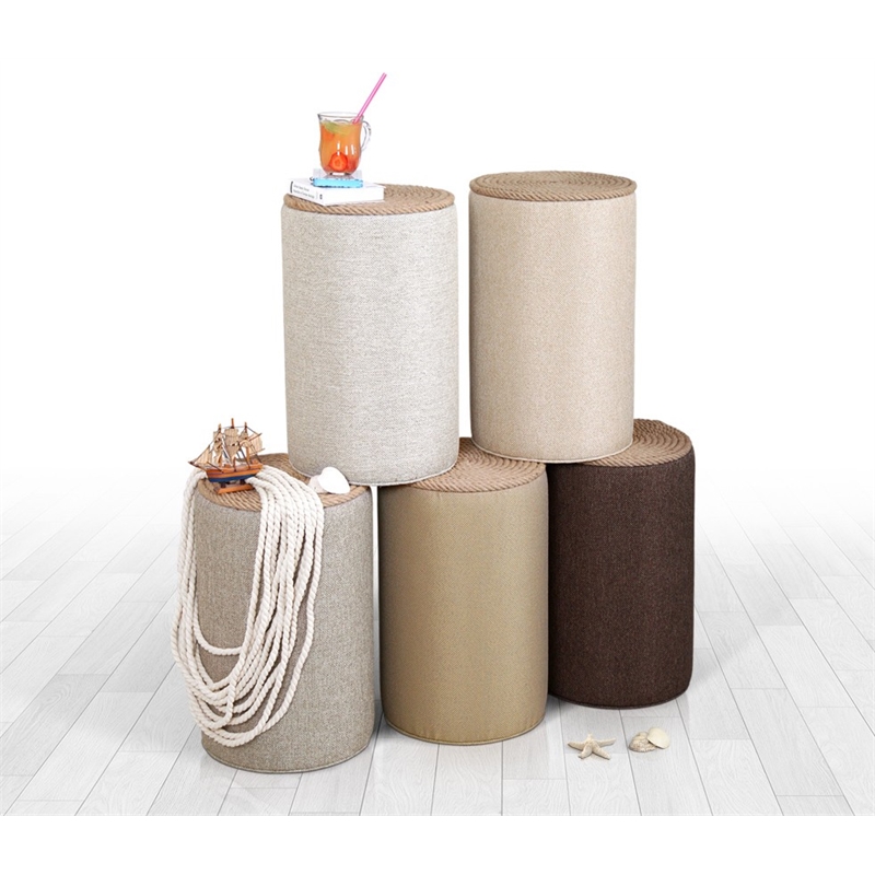 ASIR Atelier Del Sofa Filika - Beige Pouffe