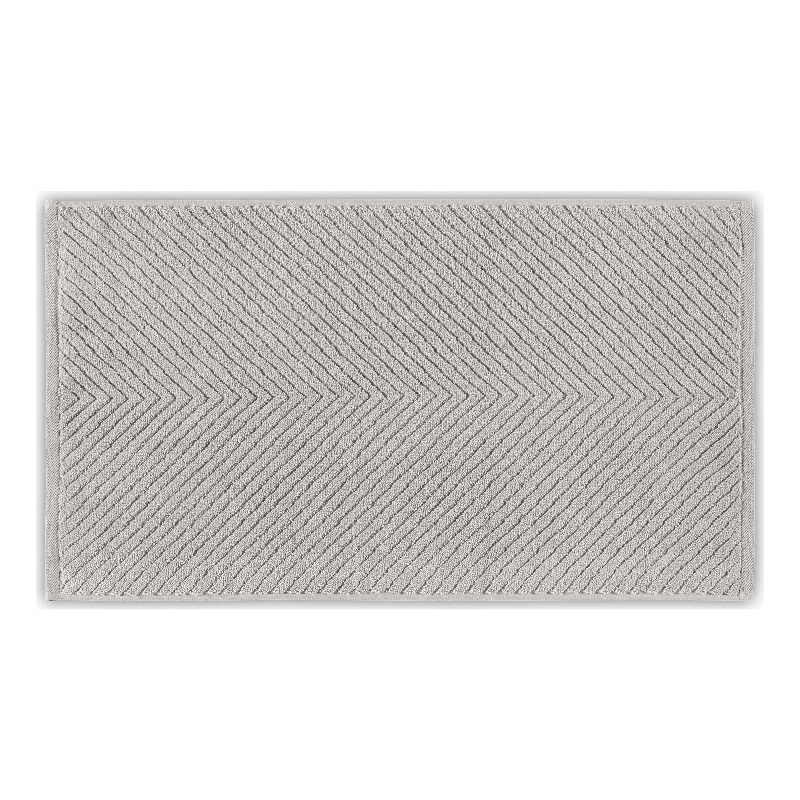 ASIR L'essential Maison Chevron - Light Grey Light Grey Wash Towel