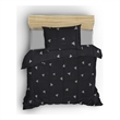 ASIR L'essential Maison gen - Grey White Single Duvet Cover Set