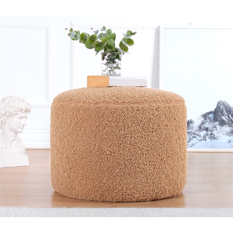 ASIR Atelier Del Sofa Skylee - Coffee Pouffe